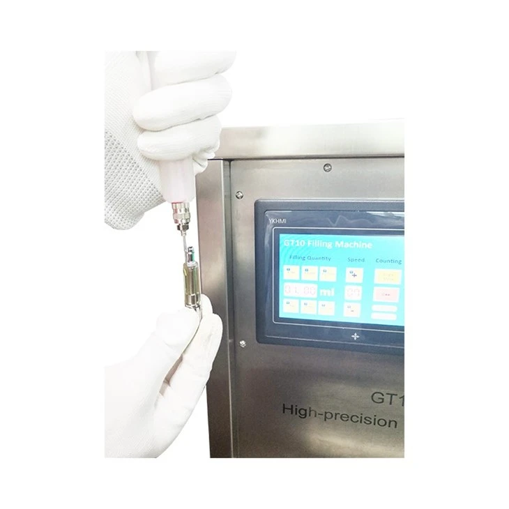 New Faster Filling GT10 1ml 2ml 5ml CBD/THC/HHC Oil Filling Machine For Small Business