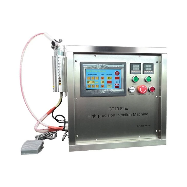 New Faster Filling GT10 1ml 2ml 5ml CBD/THC/HHC Oil Filling Machine For Small Business