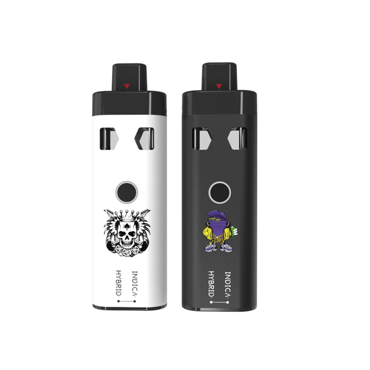CBD-seadme vape kahekambriline kahekambriline maitsed C-tüüpi laadijaga 2 ml delta 8 THC paksu õli jaoks